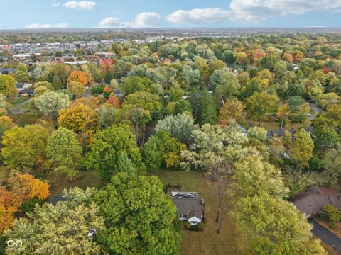 Aerial view at 8418 N College Avenue, Indianapolis, IN
