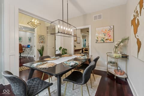 Dining room at 8418 N College Avenue, Indianapolis, IN
