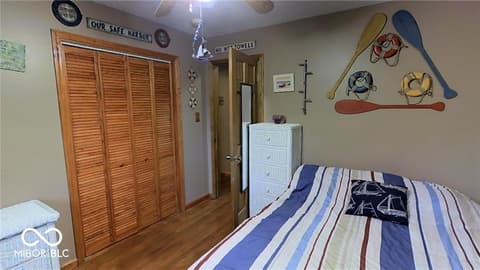 Bedroom at 7209 Shelby Street, Indianapolis, IN
