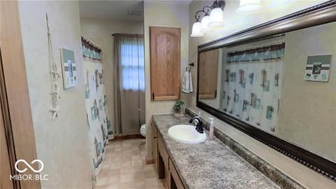 Bathroom at 7209 Shelby Street, Indianapolis, IN