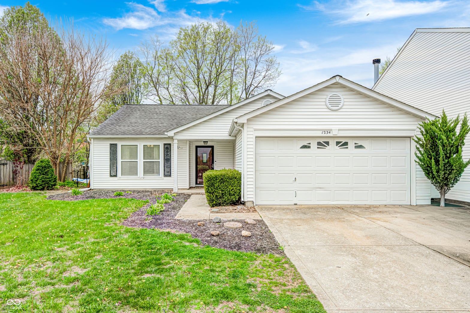 Front exterior at 1234 Castleford Lane, Indianapolis, IN