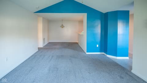Living room at 7705 Briarstone Drive, Indianapolis, IN