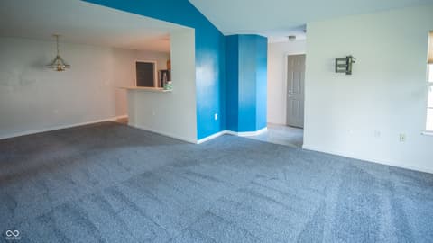 Living room at 7705 Briarstone Drive, Indianapolis, IN