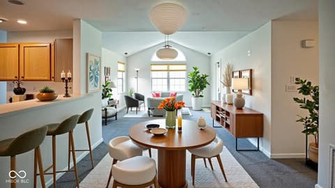 Dining room at 7705 Briarstone Drive, Indianapolis, IN