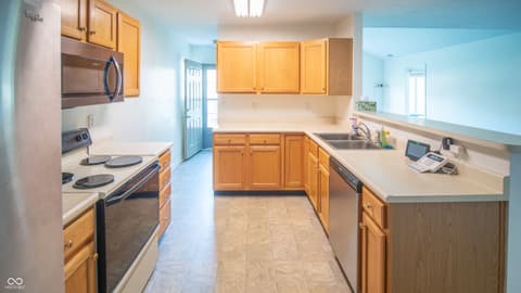 Kitchen at 7705 Briarstone Drive, Indianapolis, IN