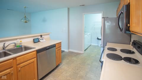 Kitchen at 7705 Briarstone Drive, Indianapolis, IN