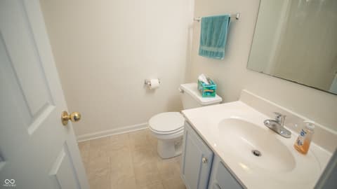 Bathroom at 7705 Briarstone Drive, Indianapolis, IN
