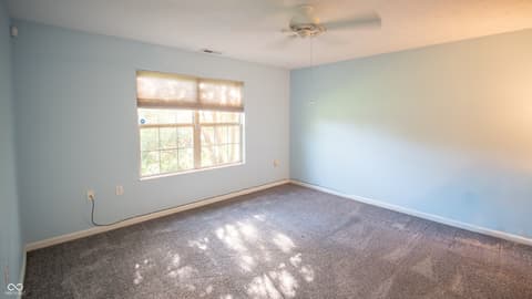 Primary bedroom at 7705 Briarstone Drive, Indianapolis, IN