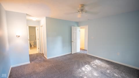 Primary bedroom at 7705 Briarstone Drive, Indianapolis, IN