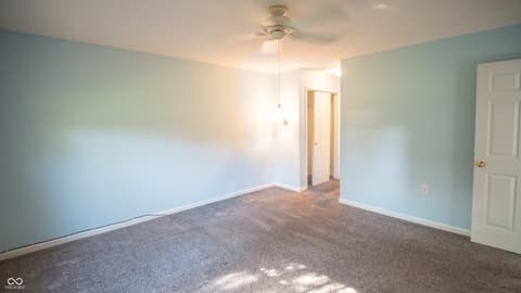 Primary bedroom at 7705 Briarstone Drive, Indianapolis, IN