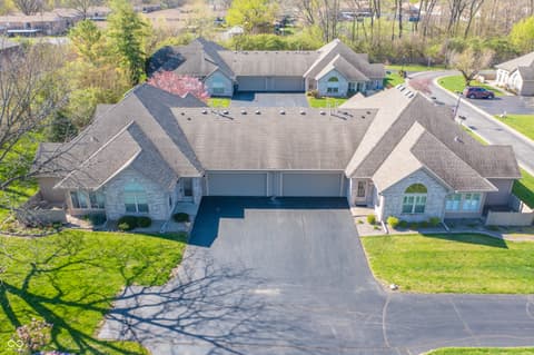 Aerial view at 7705 Briarstone Drive, Indianapolis, IN