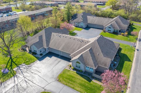 Aerial view at 7705 Briarstone Drive, Indianapolis, IN