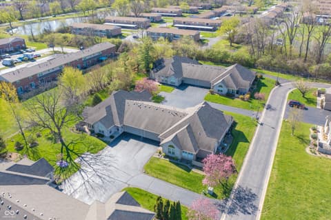 Aerial view at 7705 Briarstone Drive, Indianapolis, IN