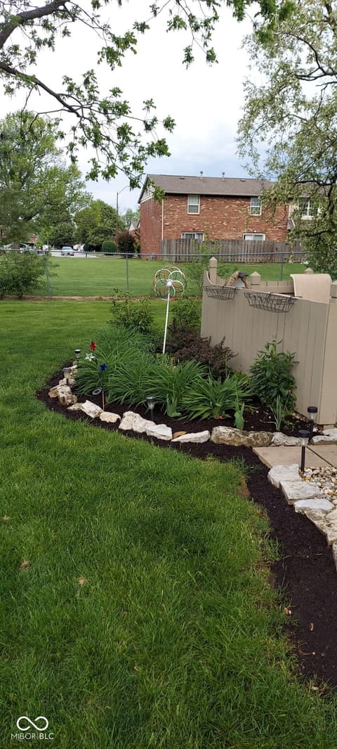 Yard at 7705 Briarstone Drive, Indianapolis, IN