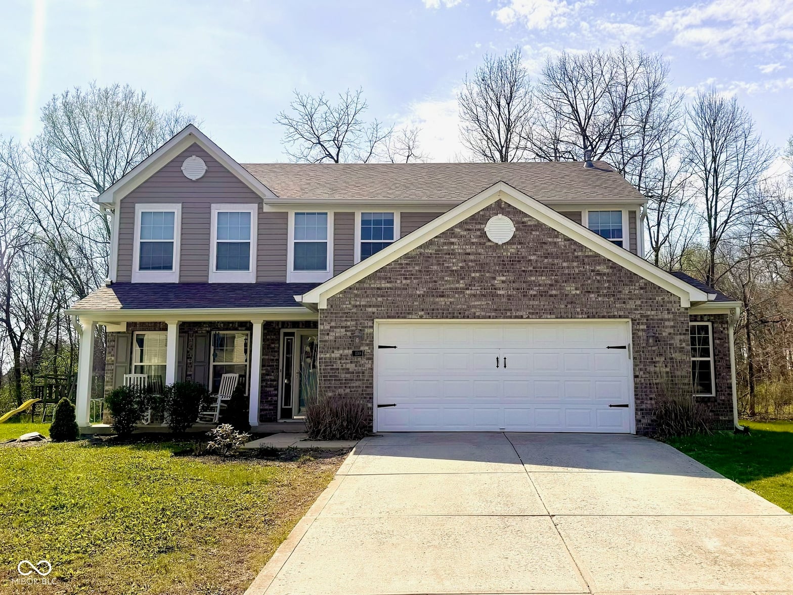 Front exterior at 130 W Clear Lake Court, Westfield, IN