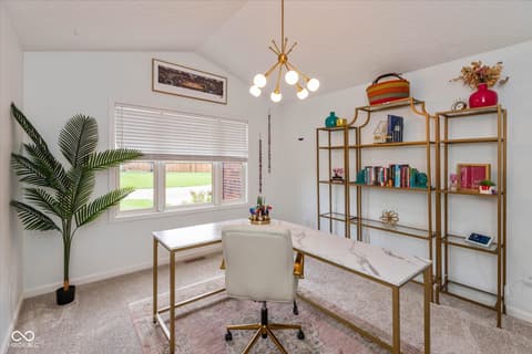 Home office at 6858 Steinmeier Lane, Indianapolis, IN