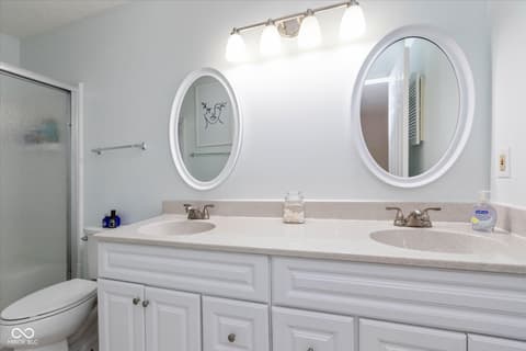 Bathroom at 6858 Steinmeier Lane, Indianapolis, IN