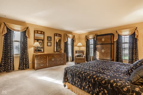 Primary bedroom at 5510 W Bethel Avenue, Muncie, IN