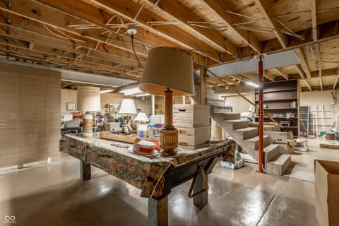 Basement at 5510 W Bethel Avenue, Muncie, IN