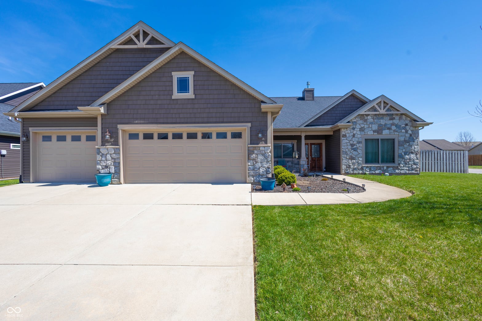 Front exterior at 3981 Scoria Street, Lafayette, IN