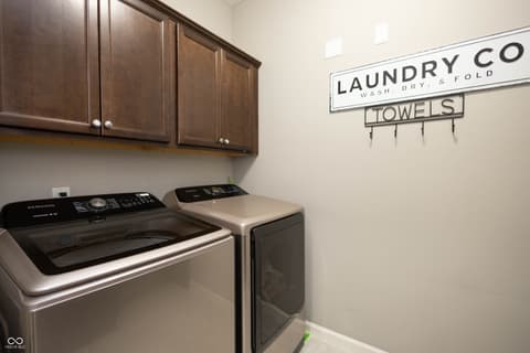 Laundry room at 3981 Scoria Street, Lafayette, IN