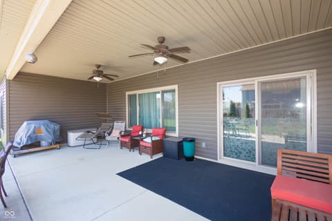 Outdoor living area at 3981 Scoria Street, Lafayette, IN