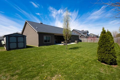 Backyard at 3981 Scoria Street, Lafayette, IN