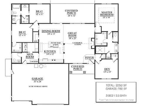 Floor Plan — 3981 Scoria Street, Lafayette, IN