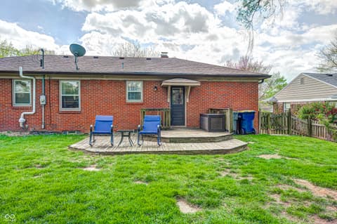 Backyard at 6612 Springer Avenue, Indianapolis, IN