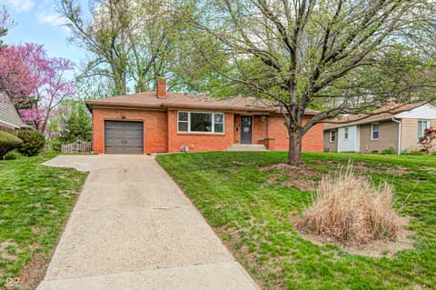 Front exterior at 6612 Springer Avenue, Indianapolis, IN