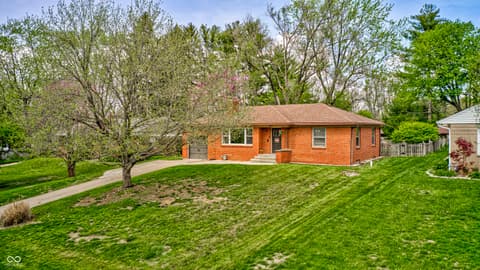 Front exterior at 6612 Springer Avenue, Indianapolis, IN