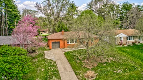 Front exterior at 6612 Springer Avenue, Indianapolis, IN