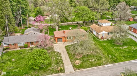 Aerial view at 6612 Springer Avenue, Indianapolis, IN
