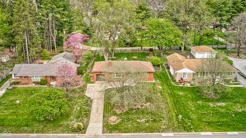 Aerial view at 6612 Springer Avenue, Indianapolis, IN