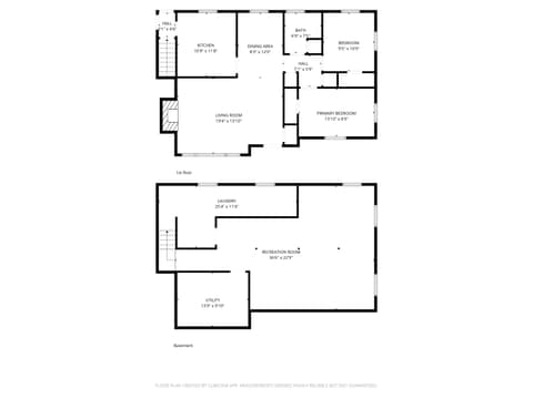 Floor Plan — 6612 Springer Avenue, Indianapolis, IN