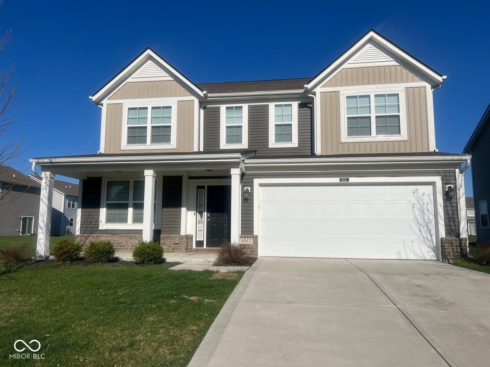 Front exterior at 6951 Sonora Boulevard, Brownsburg, IN