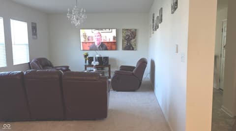 Living room at 6951 Sonora Boulevard, Brownsburg, IN