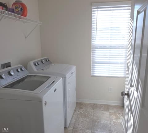 Laundry room at 6951 Sonora Boulevard, Brownsburg, IN