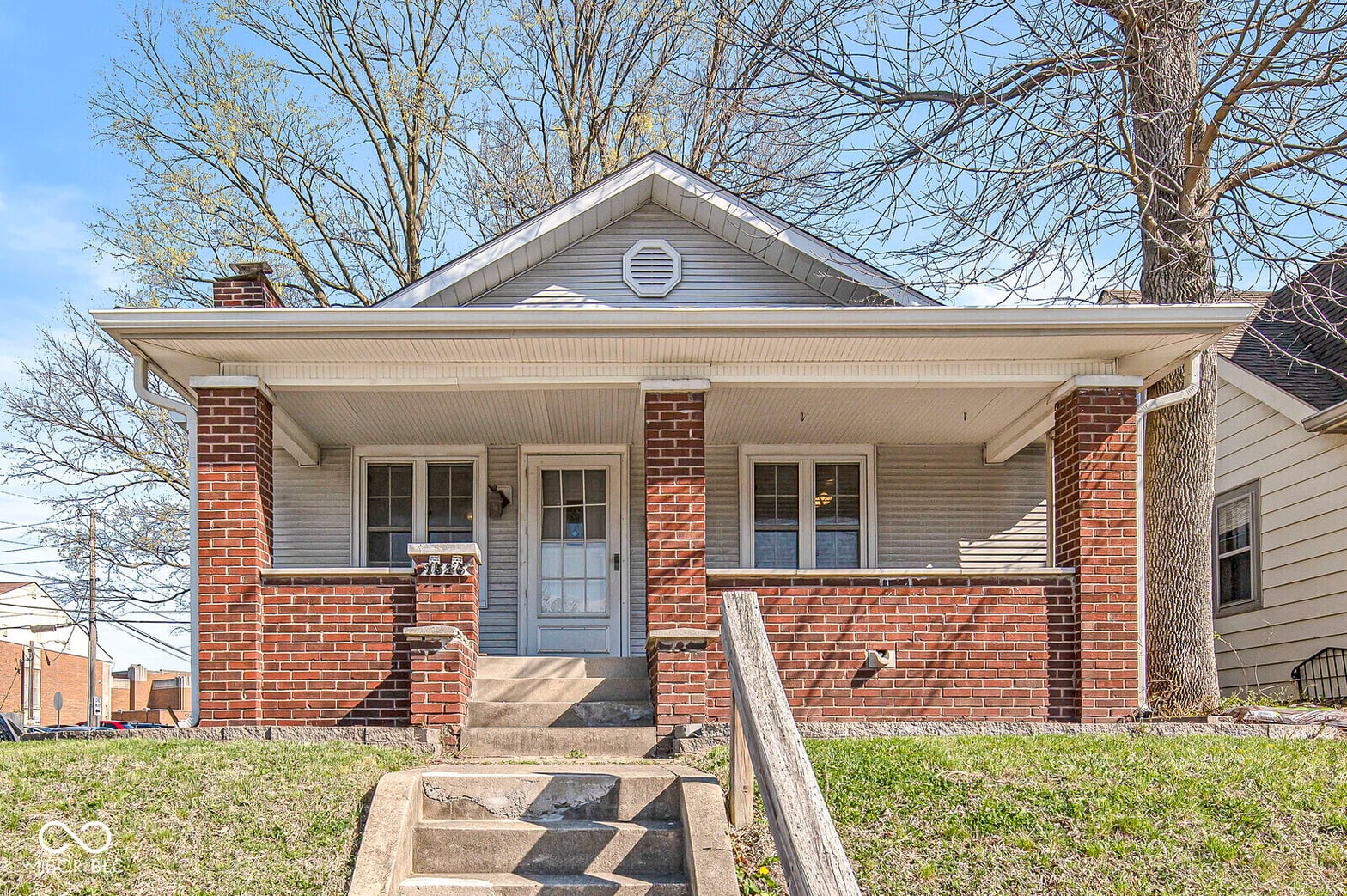 Front exterior at 1526 Main Street, Beech Grove, IN