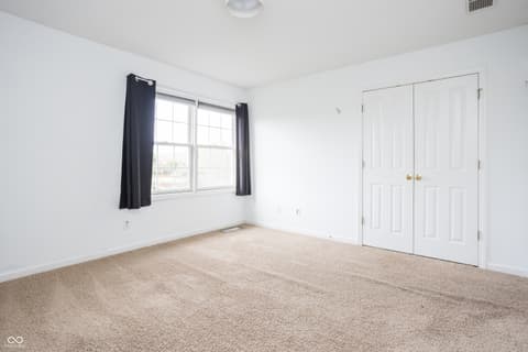 Bedroom at 7820 Highland Park Drive, Brownsburg, IN