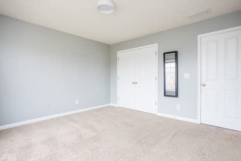 Bedroom at 7820 Highland Park Drive, Brownsburg, IN