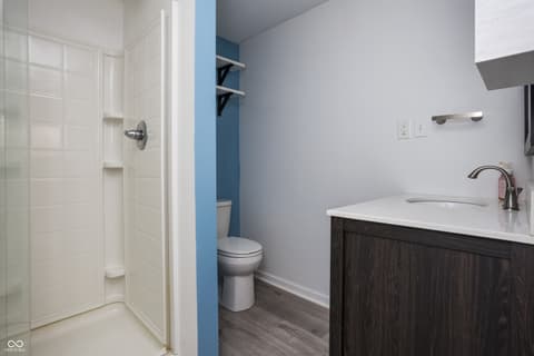 Bathroom at 7820 Highland Park Drive, Brownsburg, IN