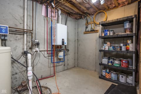 Basement at 7820 Highland Park Drive, Brownsburg, IN