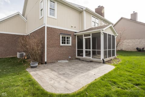 Backyard at 7820 Highland Park Drive, Brownsburg, IN