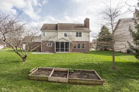 Backyard at 7820 Highland Park Drive, Brownsburg, IN