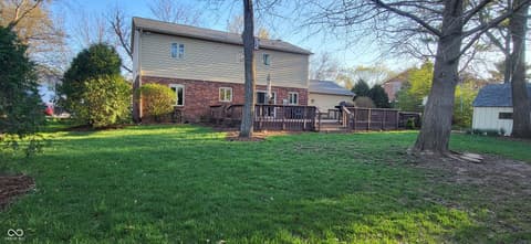 Backyard at 3235 Citadel Court, Indianapolis, IN