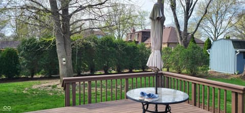 Outdoor living area at 3235 Citadel Court, Indianapolis, IN