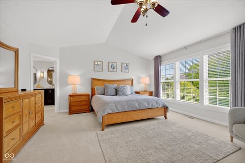 Primary bedroom at 14081 Pecos Court, Carmel, IN