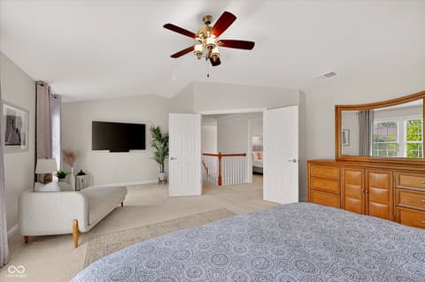 Primary bedroom at 14081 Pecos Court, Carmel, IN
