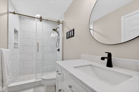 Bathroom at 14081 Pecos Court, Carmel, IN